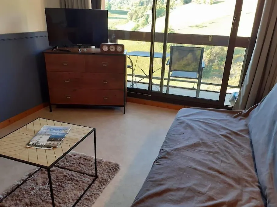 Studio Cabine Pegase 18 08 Etage Eleve Balcon Sud Vue Pistes Villarembert